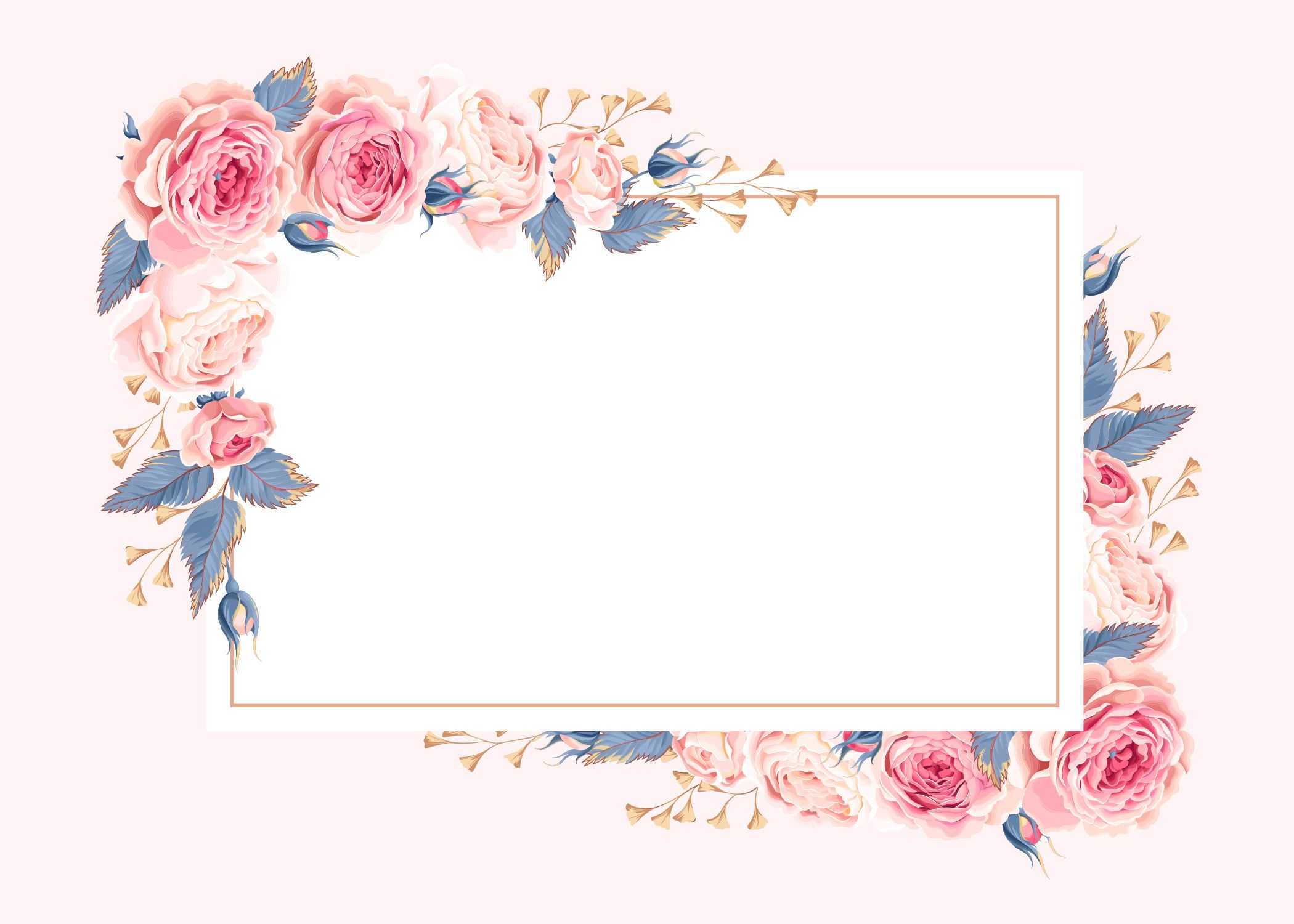 Climbing Roses – Rsvp Card Template (Free | My Cliche Future Intended For Free Printable Blank Greeting Card Templates