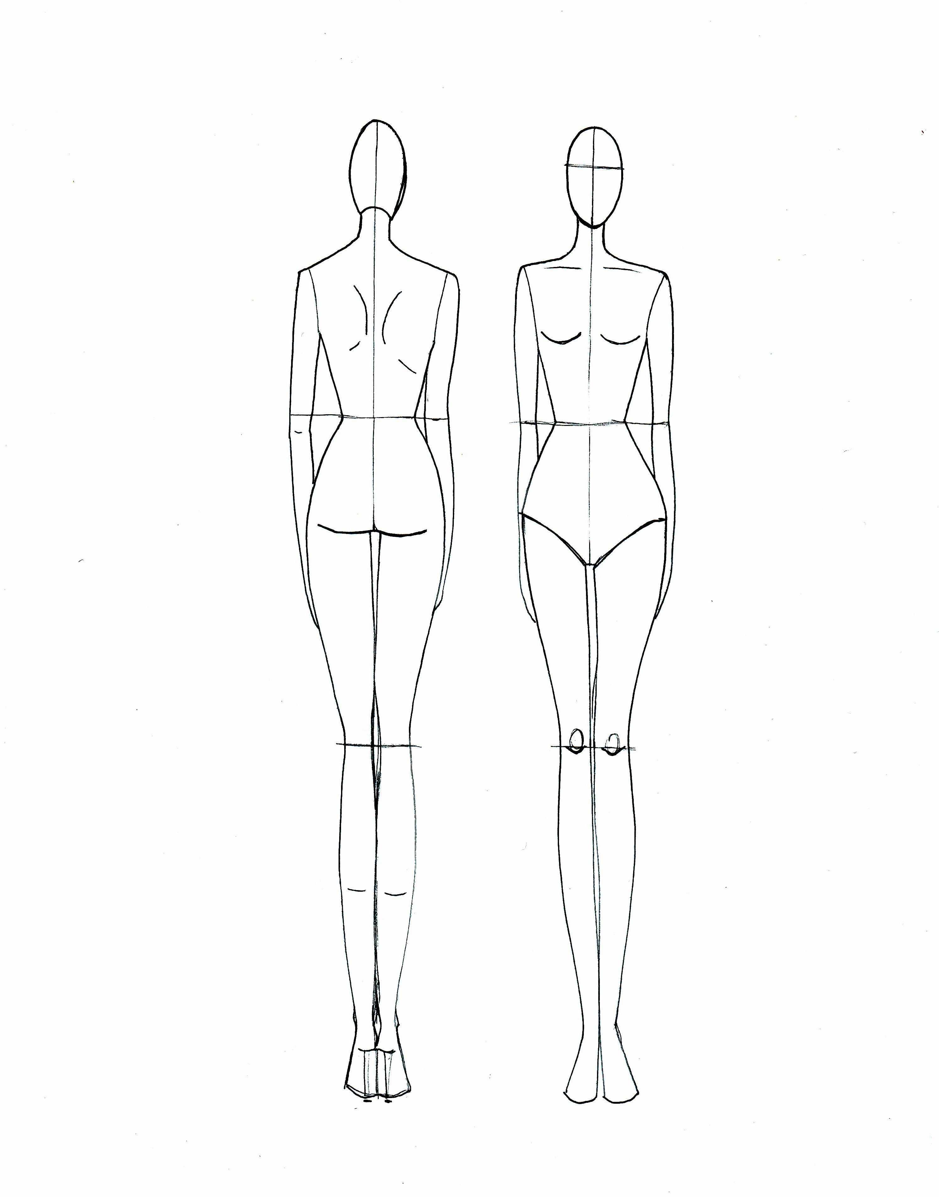 Clothing Model Sketch At Paintingvalley | Explore With Regard To Blank Model Sketch Template