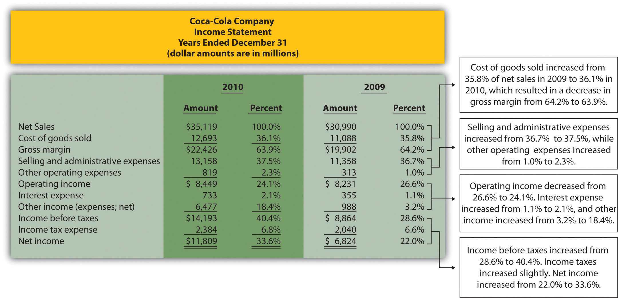 Common Size Analysis Of Financial Statements In Credit Analysis Report Template