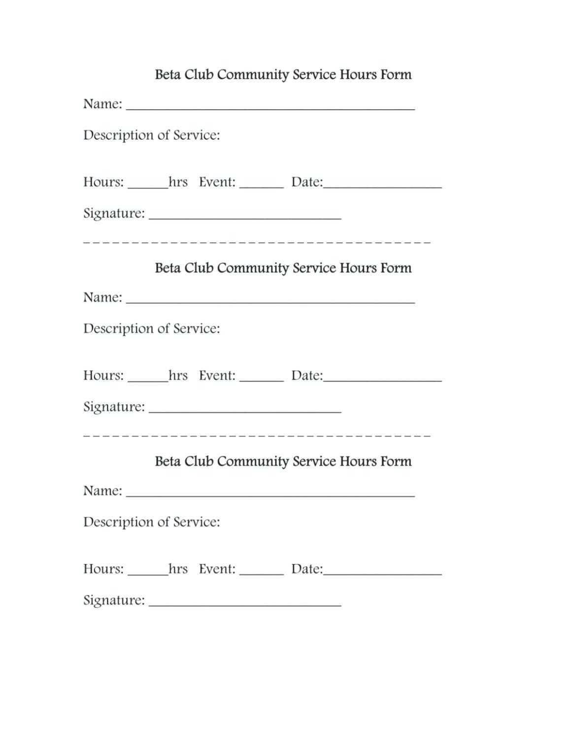 Community Service Template – Verypage.co Inside Volunteer Report Template