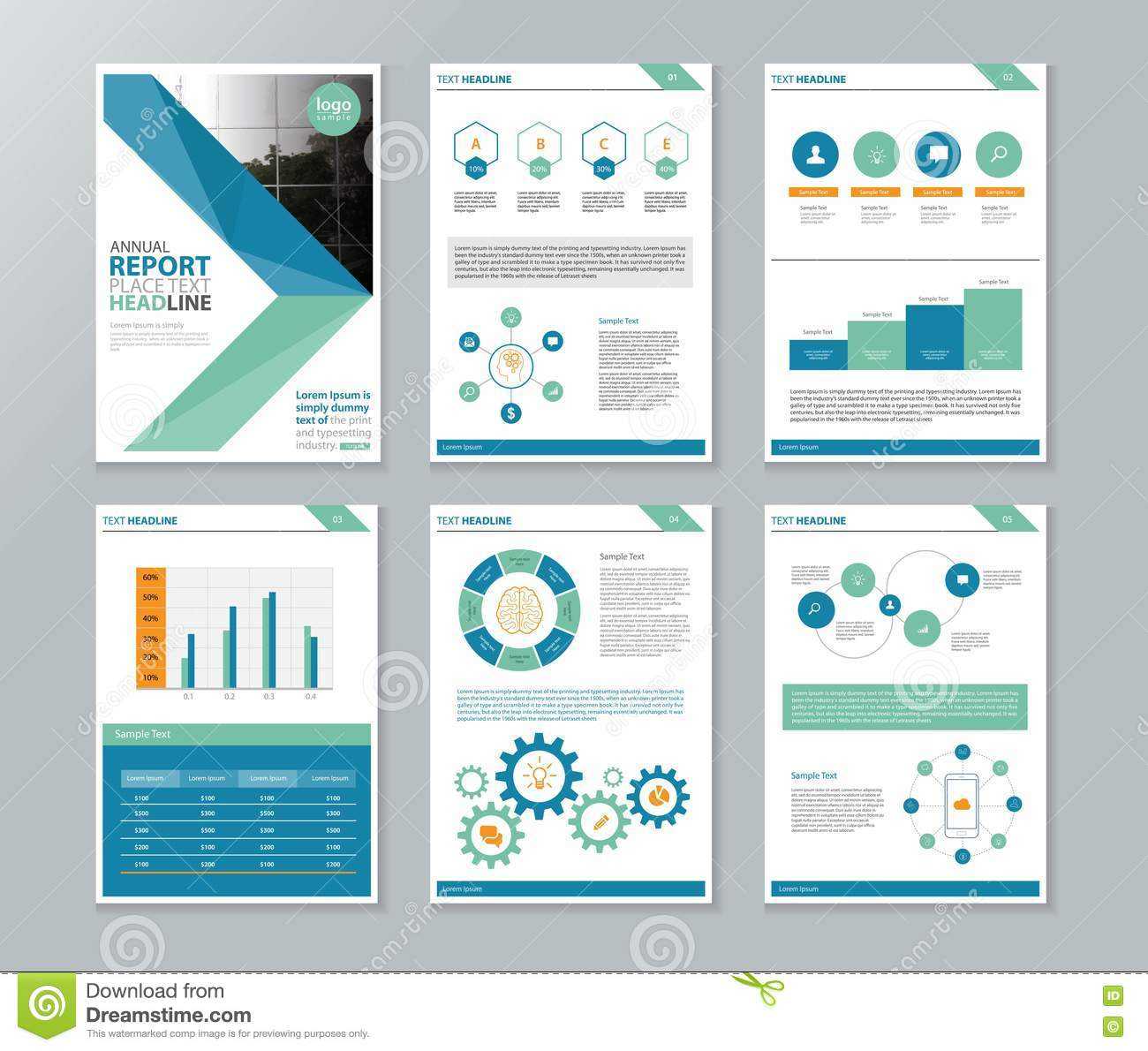 Company Profile ,annual Report , Brochure , Flyer, Page Pertaining To Annual Report Template Word Free Download
