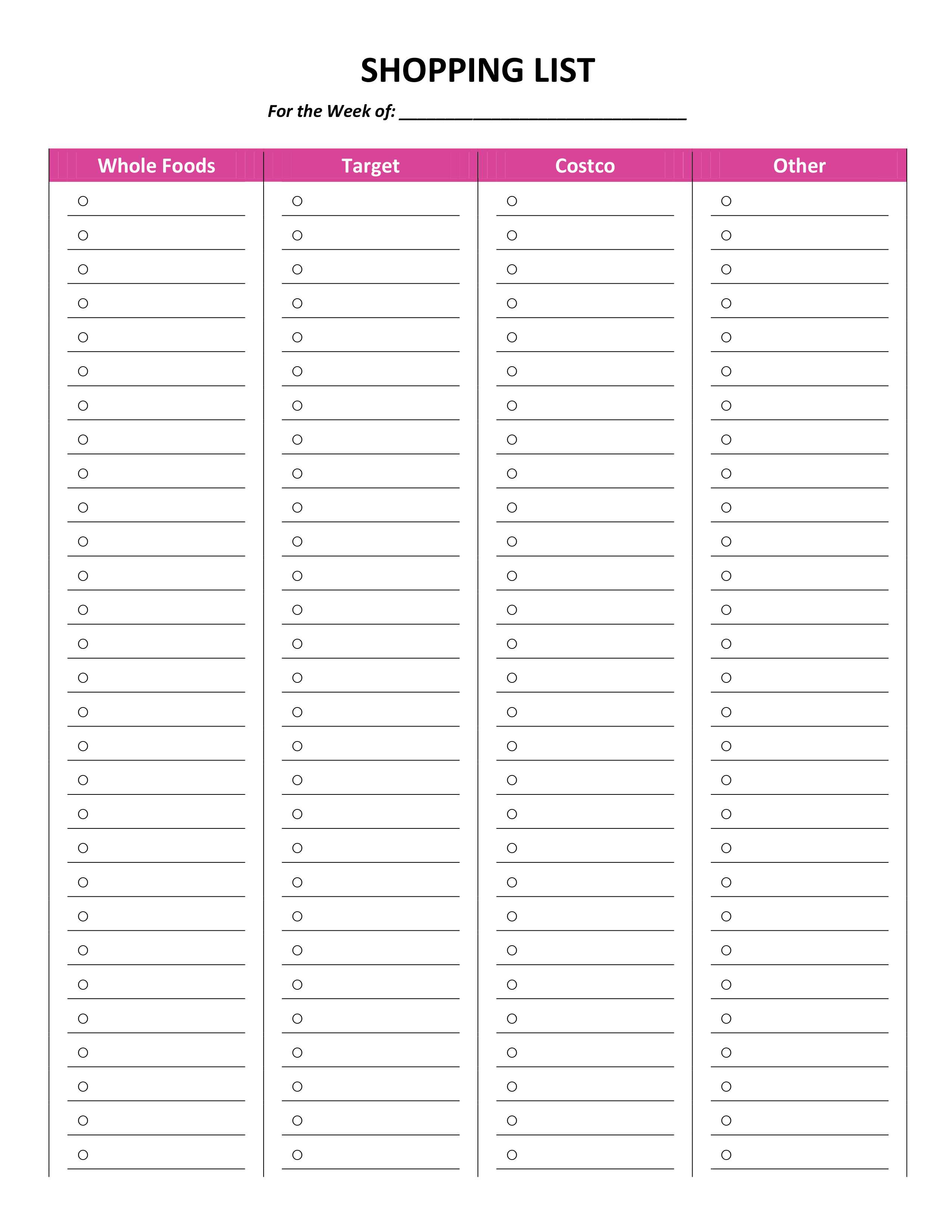 Complete Housekeeping Printable Set Gone Like Rainbows Inside Blank 