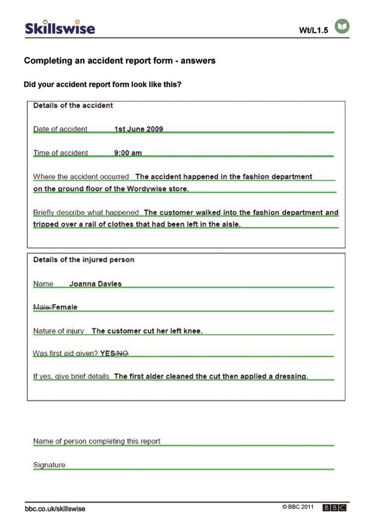 Completing An Accident Report Form Nys Dmv Mv Motor Vehicle Regarding Accident Report Form Template Uk