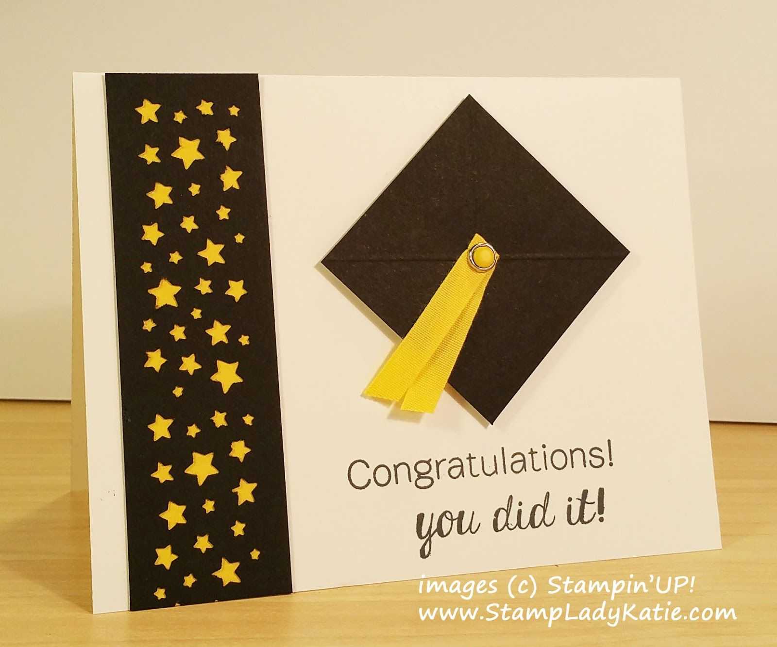 Confetti Stars Graduation Congratulations | Graduation Cards Within Graduation Pop Up Card Template