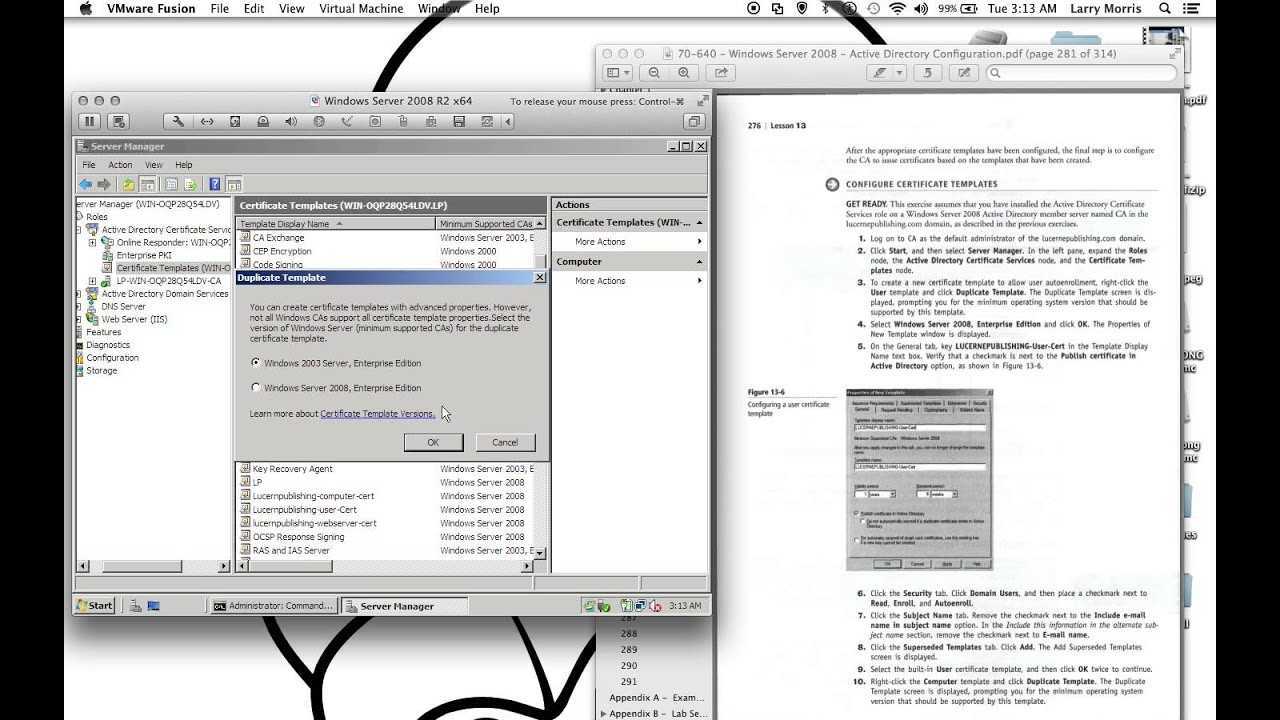 Configuring Certificate Templates – Youtube With Active Directory Certificate Templates