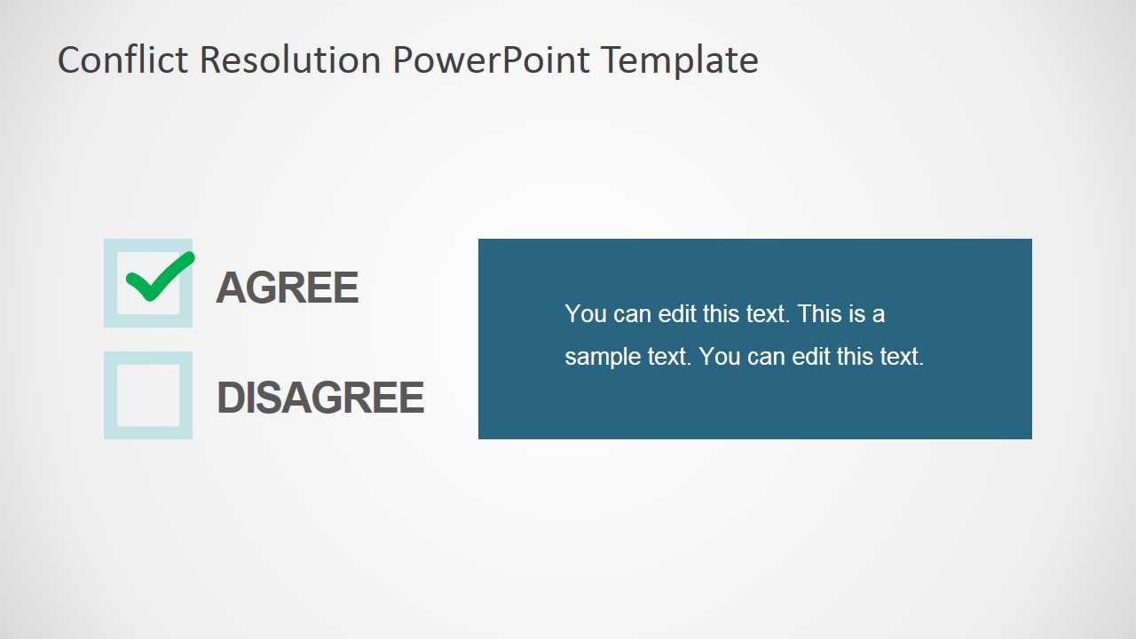 Conflict Resolution Powerpoint Template For Powerpoint Template Resolution