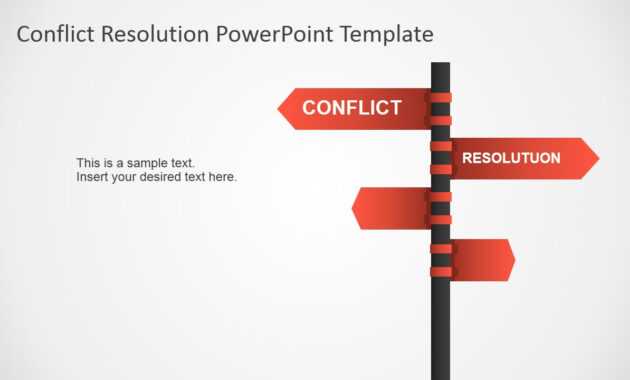 Conflict Resolution Powerpoint Template for Powerpoint Template Resolution