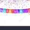Congratulations Banner Template Balloons Confetti Isolated Pertaining To Congratulations Banner Template