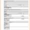 Construction Accident Report Form Sample | Work | Report With Near Miss Incident Report Template