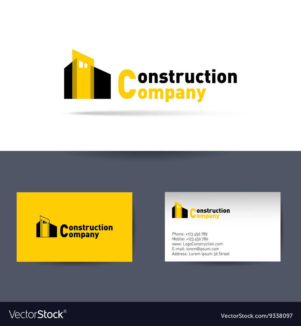 Construction Company Business Card Template For Construction Business Card Templates Download Free