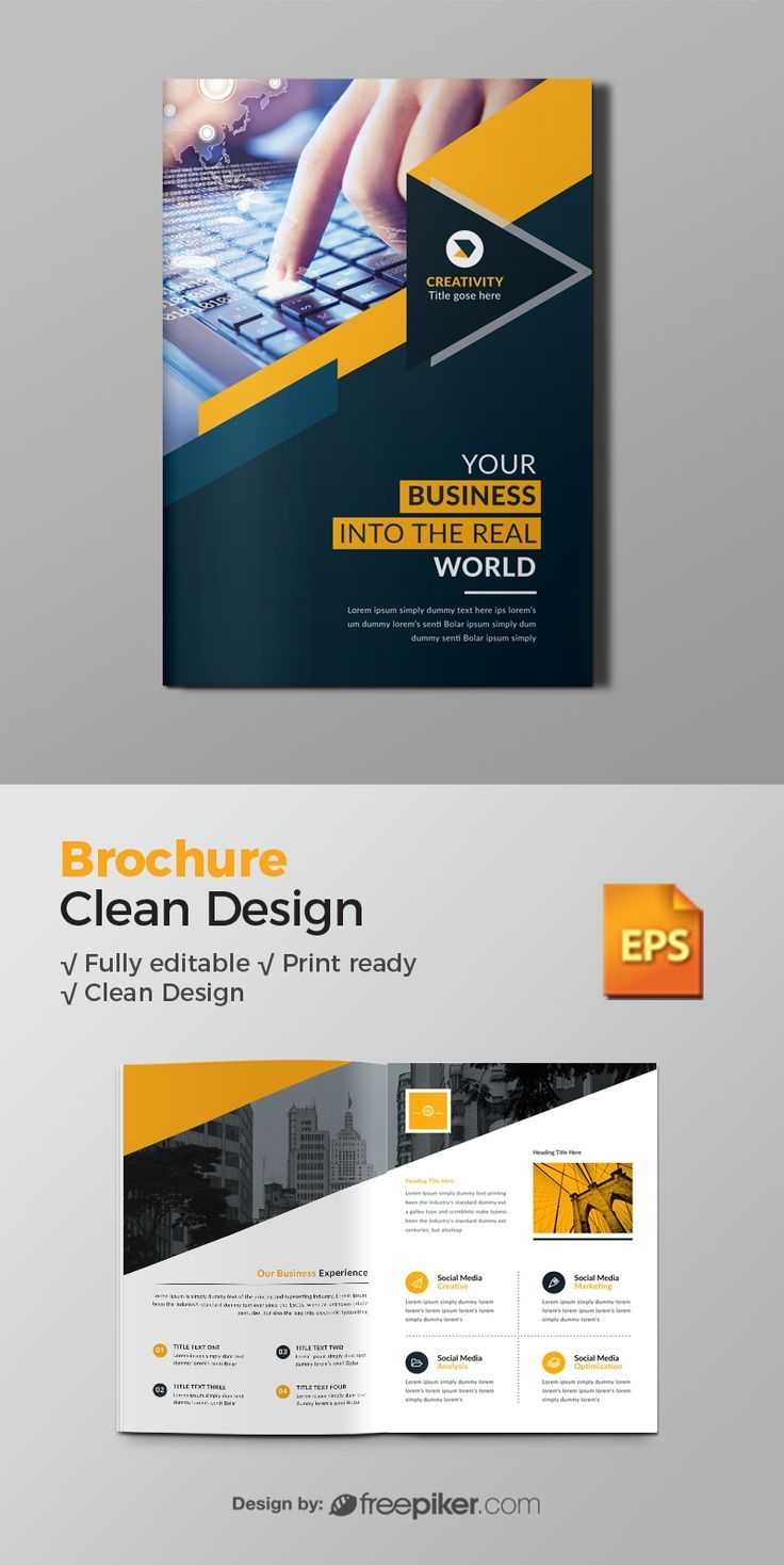 Corporate Bi Fold Brochure Bi Fold Brochure Psd Free Pertaining To Microsoft Word Brochure Template Free