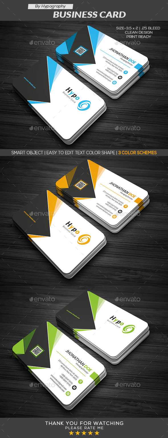 Corporate Business Card Templates & Designs From Graphicriver In Cake Business Cards Templates Free