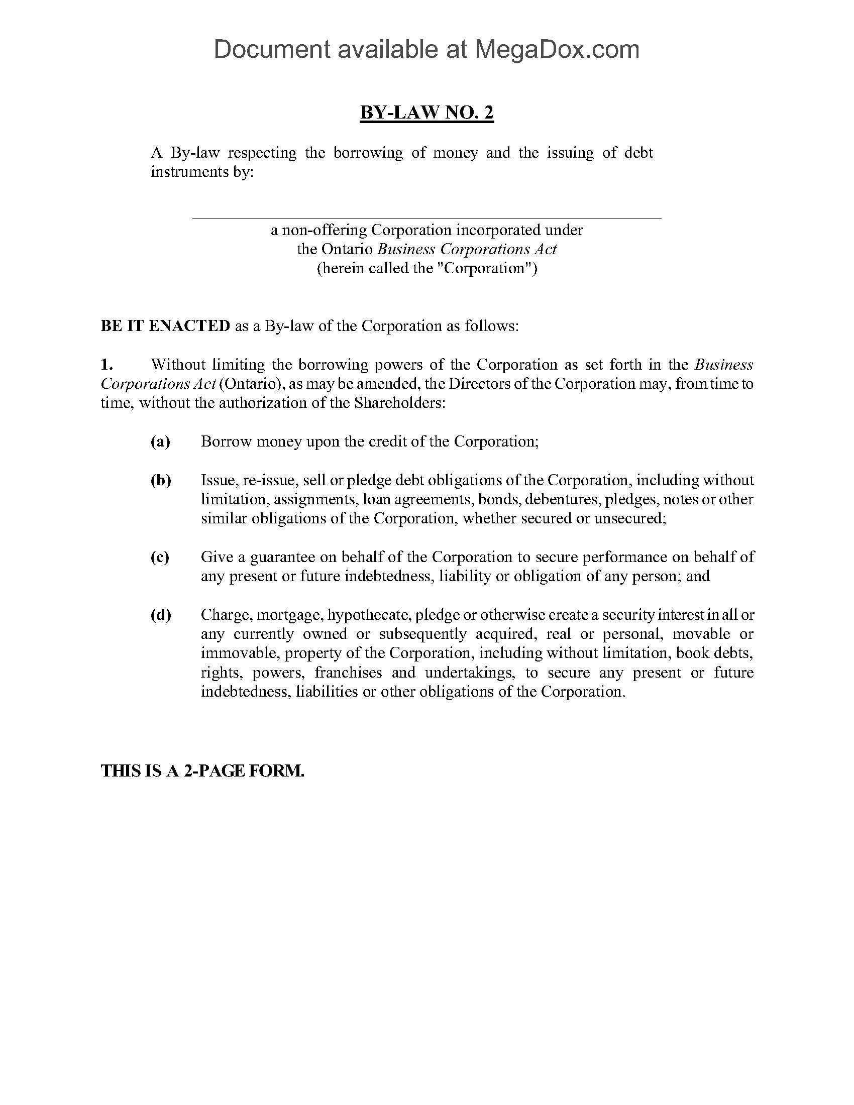 Corporate Bylaws Template – Www.toib.tk With Corporate Bylaws Template Word