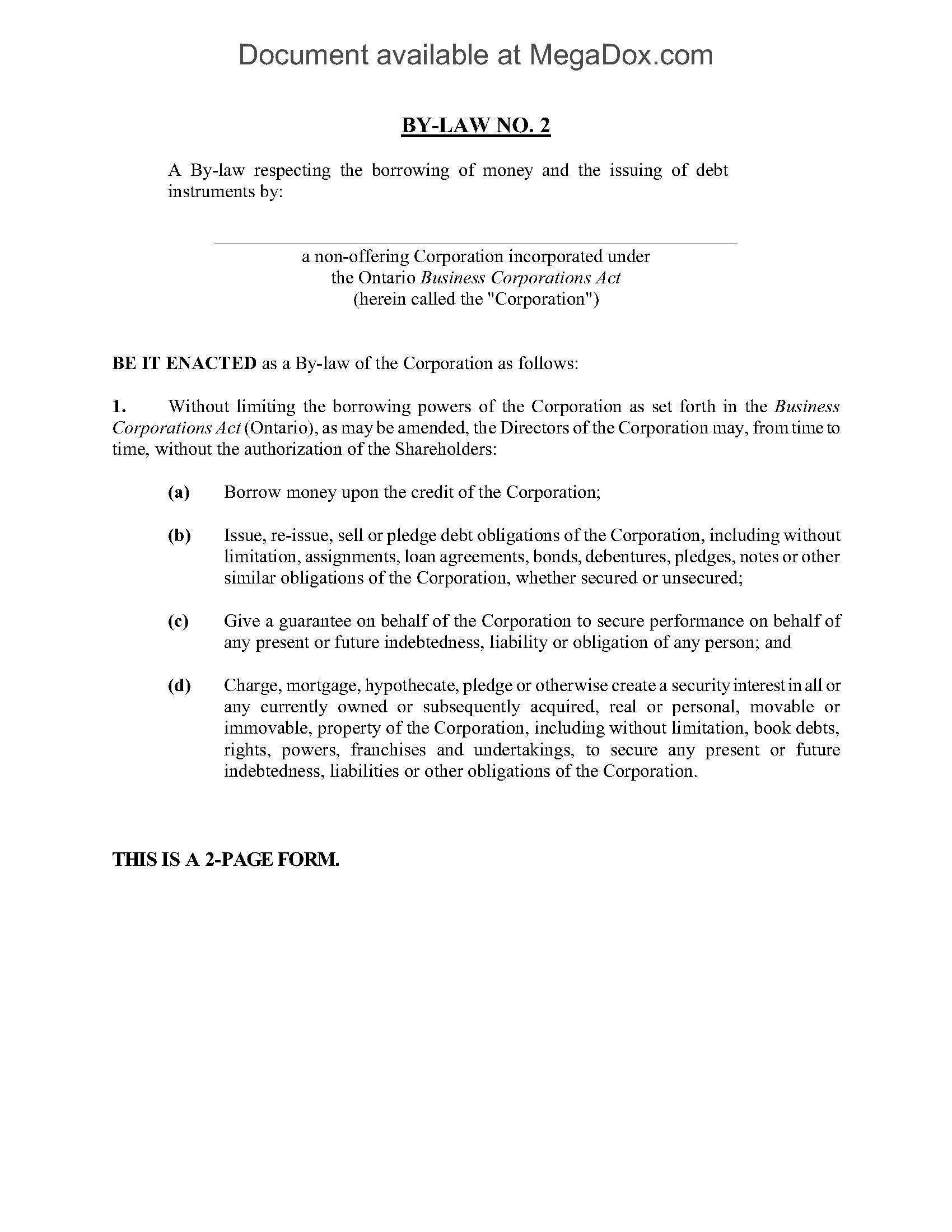 Corporate Bylaws Template – Www.toib.tk With Corporate Bylaws Template Word