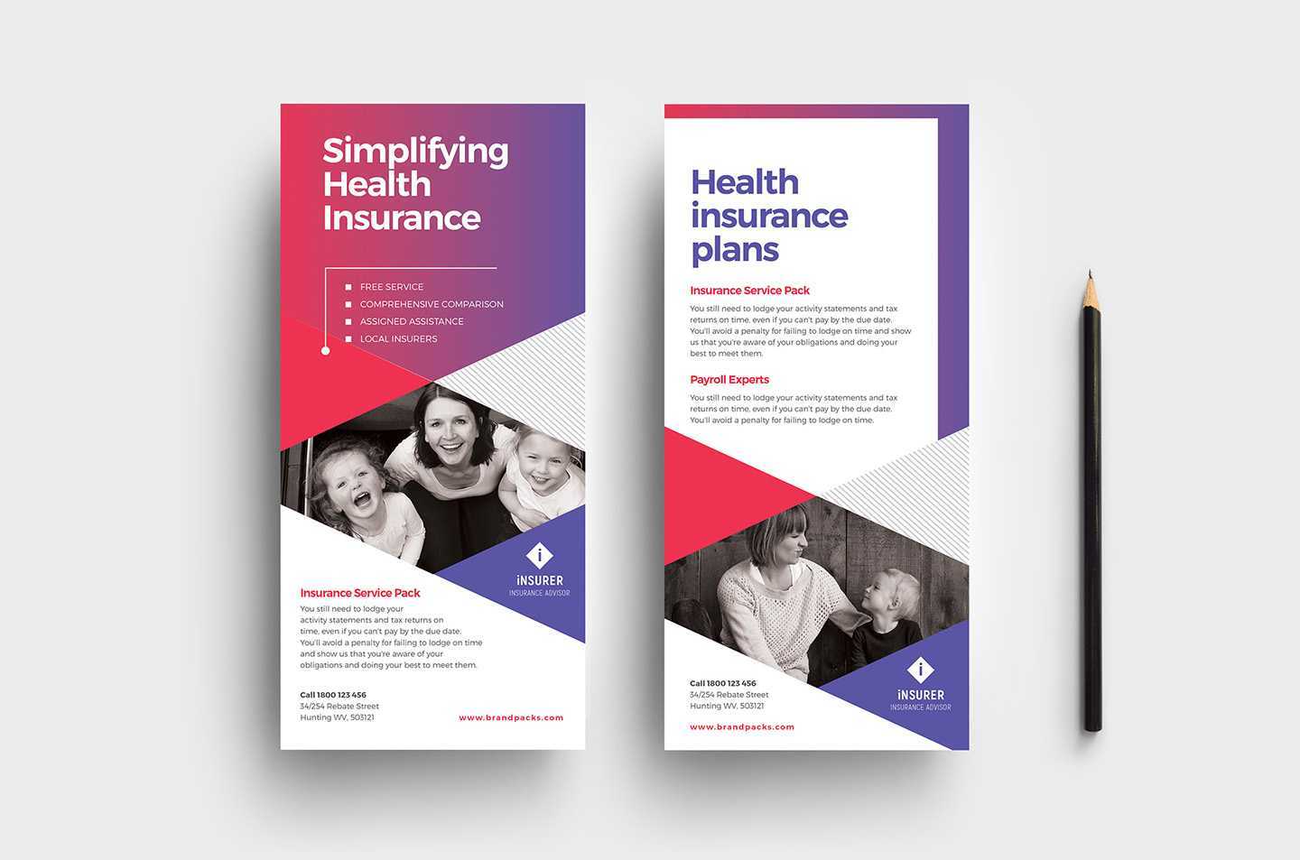 Corporate Dl Rack Card Template In Psd, Ai & Vector – Brandpacks With Regard To Dl Card Template