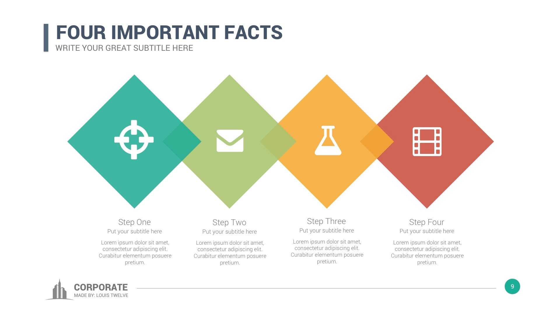 Corporate Overview Powerpoint Template With Regard To Fancy Powerpoint Templates