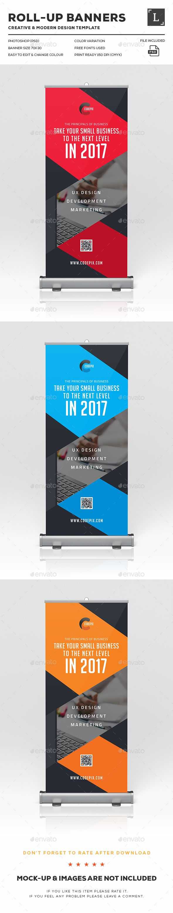 Corporate Roll Up Banner Design Template – Signage Print Inside Vinyl Banner Design Templates