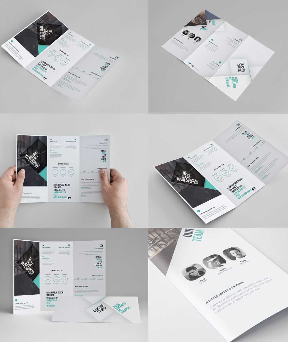 Corporate Tri Fold Brochure Template Free Psd – Download Psd In 3 Fold Brochure Template Psd Free Download