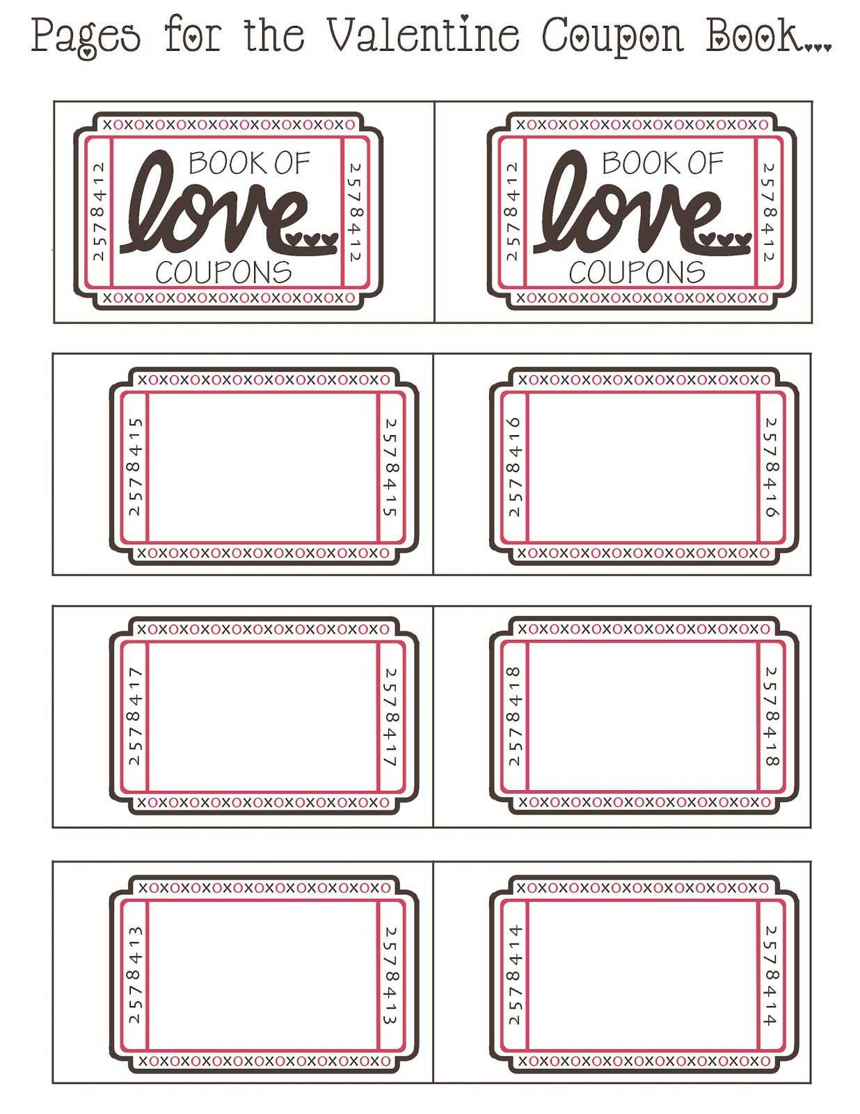 Blank Love Coupon Templates with regard to Blank Coupon Template Printable....