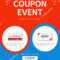 Coupon Event Banner Template Stock Vector (Royalty Free With Event Banner Template