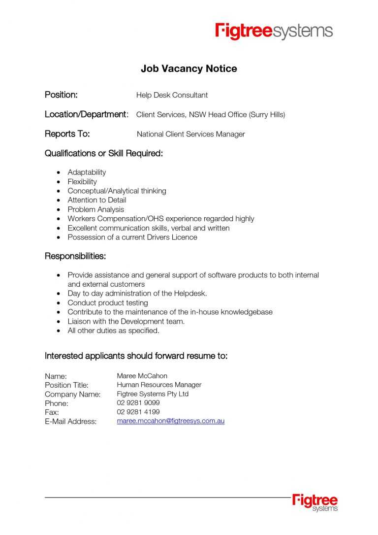 Cover Letter Position Cashier Interest Internal Job Posting For Internal Job Posting Template Word