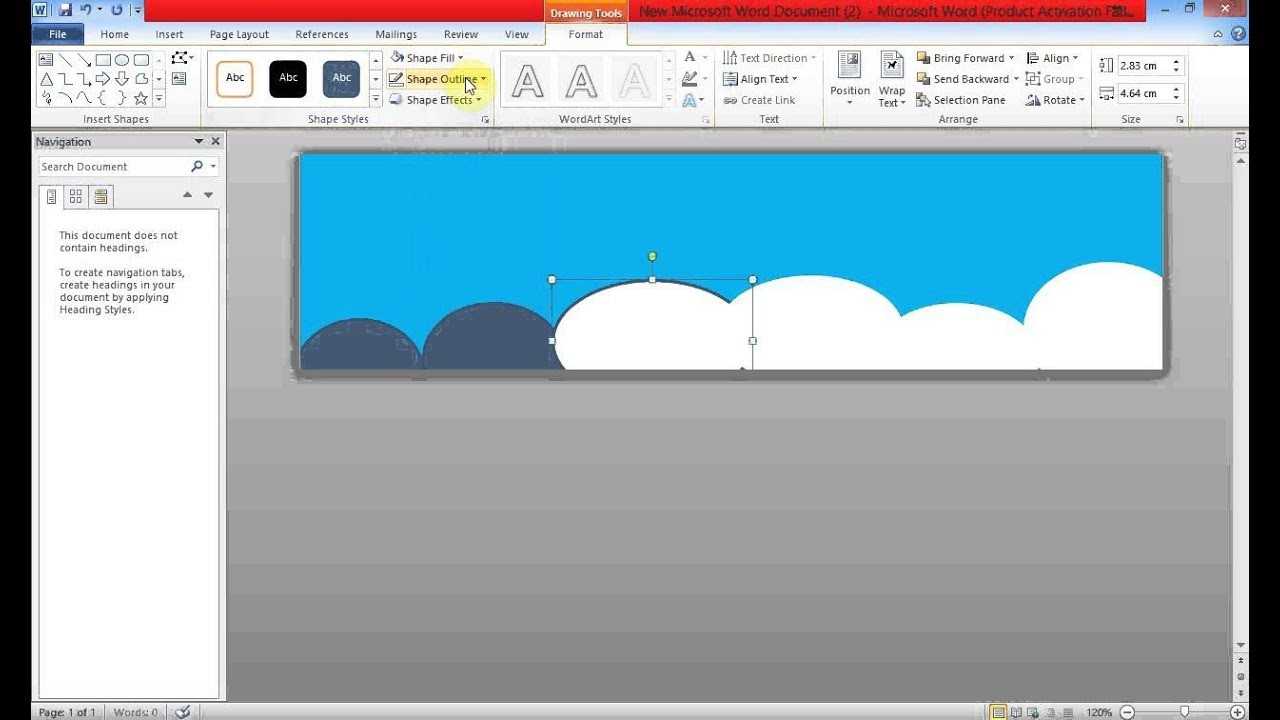 Create Banner Using Ms Word For Banner Template Word 2010