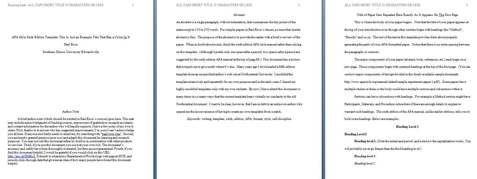 Create The Perfect Essay With Apa Format Template #1564 Regarding Apa Format Template Word 2013