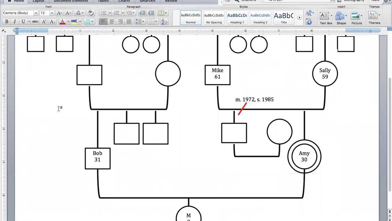 Create Your Genogram With Regard To Family Genogram Template Word