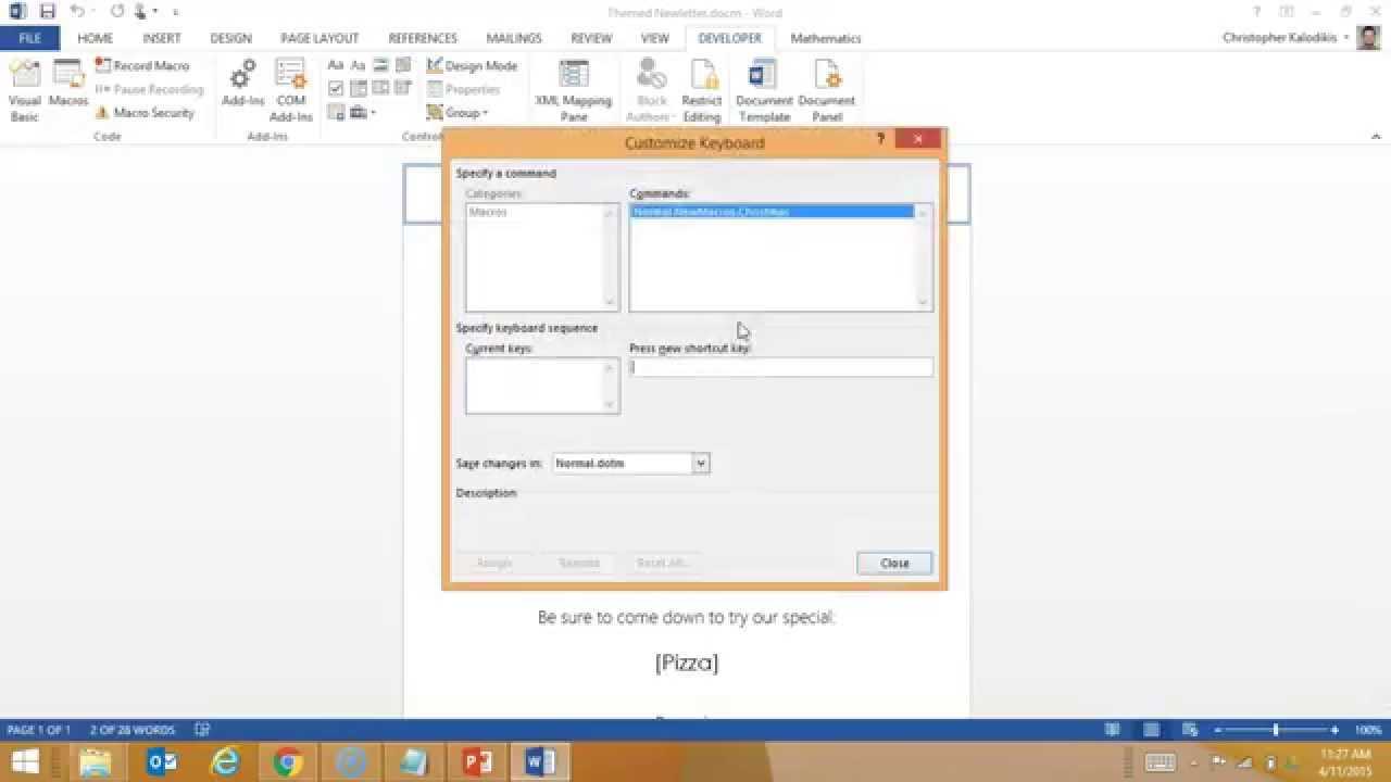 Creating A Macro Enabled Template In Word For Word Macro Enabled Template