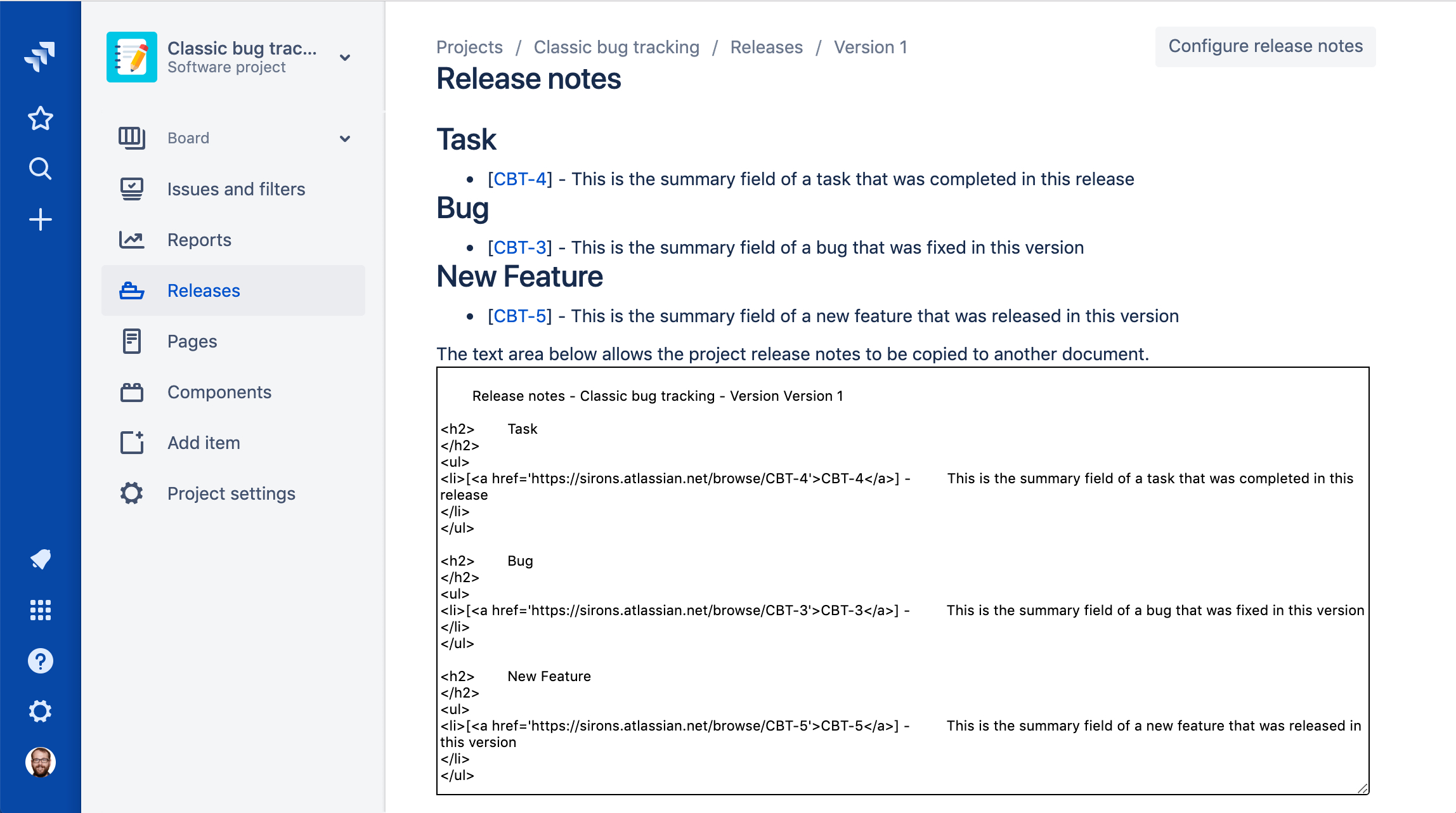 Creating Release Notes – Atlassian Documentation Within Software Release Notes Template Word