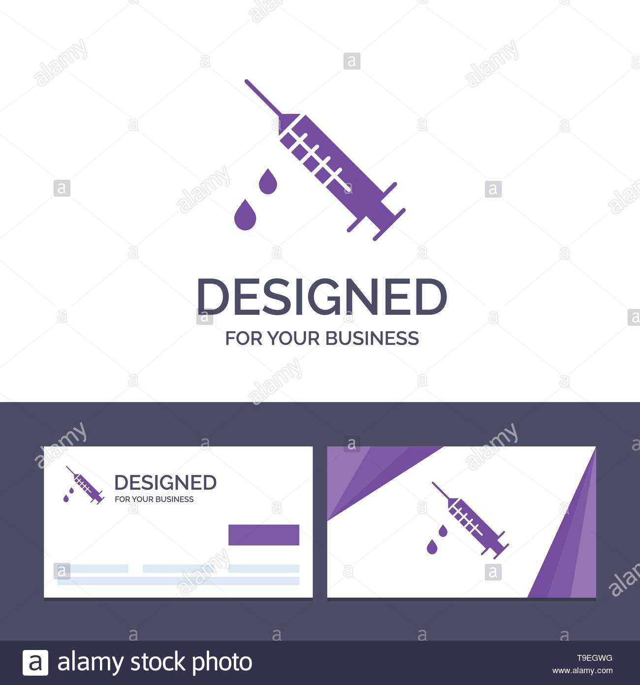 Creative Business Card And Logo Template Dope, Injection With Dope Card Template