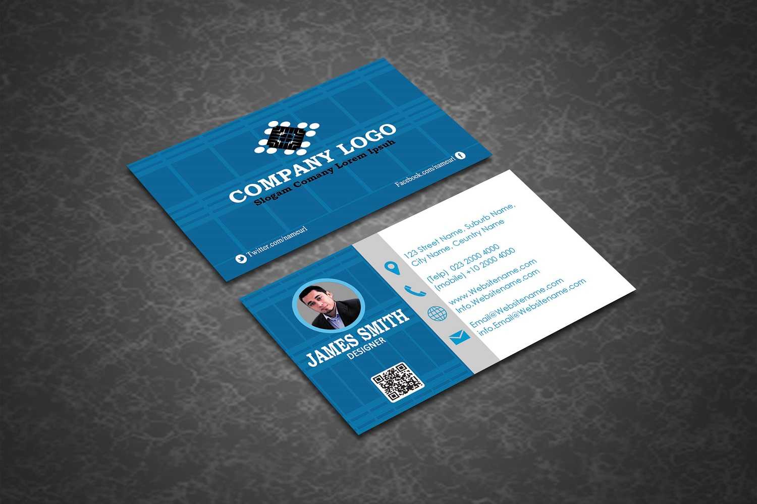 Creative Business Card Template Intended For Buisness Card Templates