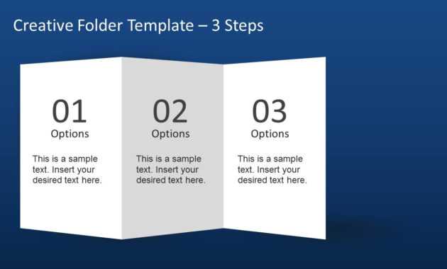 Creative Folder Template Layout For Powerpoint inside Brochure 4 Fold Template