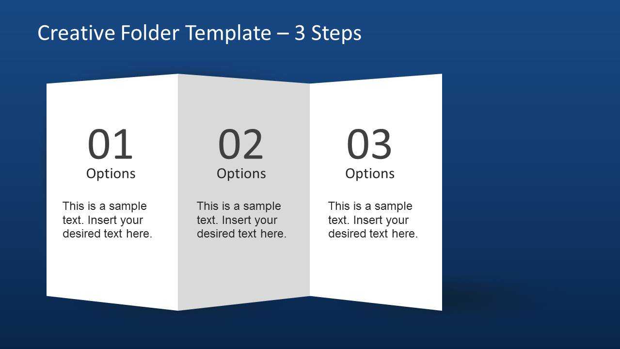 Creative Folder Template Layout For Powerpoint Inside Brochure 4 Fold Template