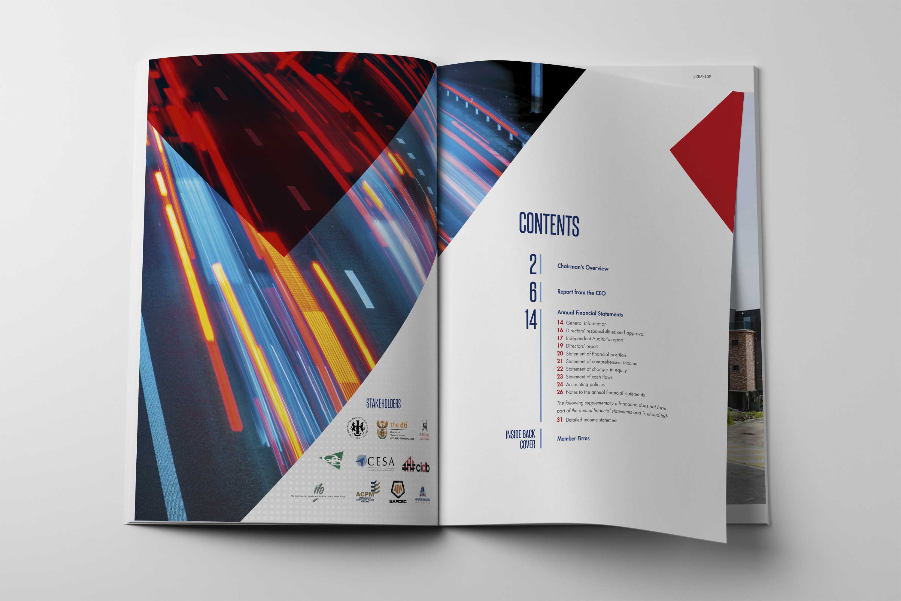 Creative Vision – Inside Chairman's Annual Report Template