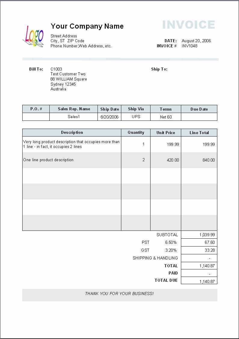 Credit Card Invoice Template 155897 Credit Invoice Sample In Credit Card Receipt Template