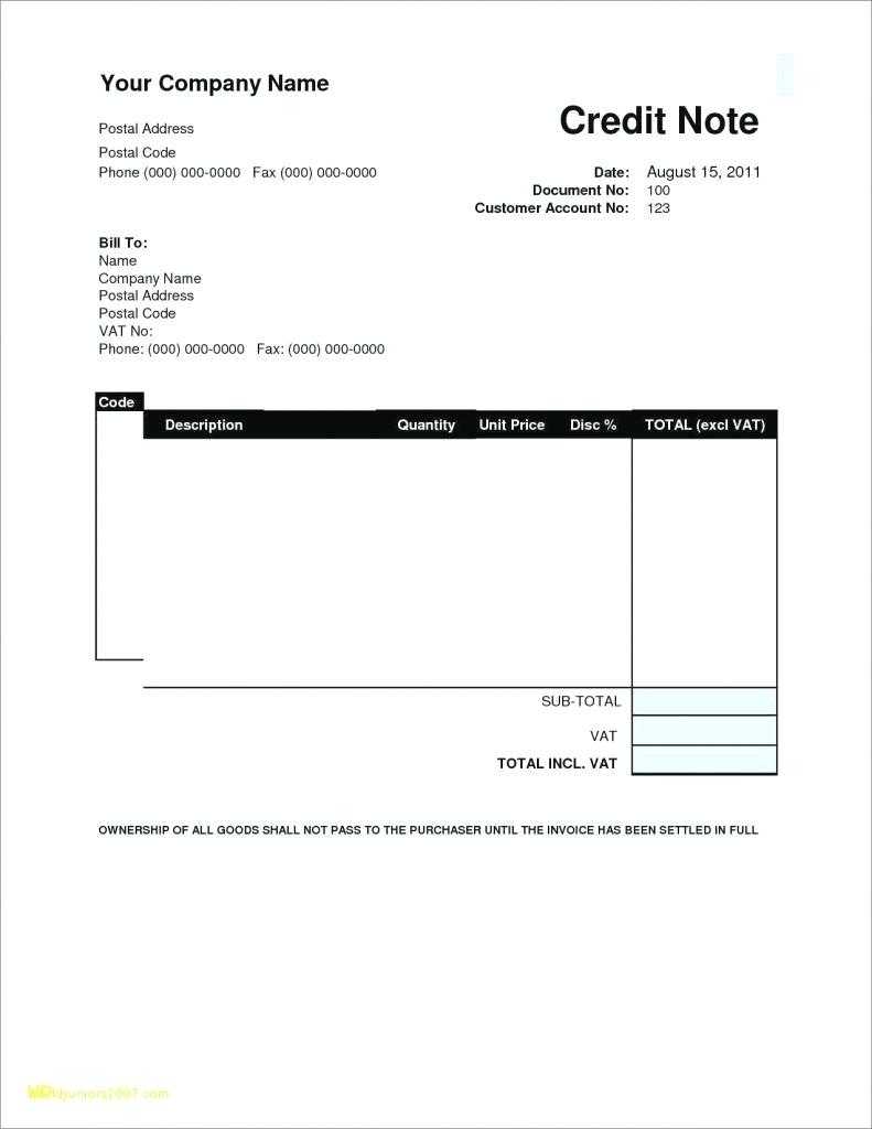 Credit Card Invoice Template Inside Credit Card Receipt Template