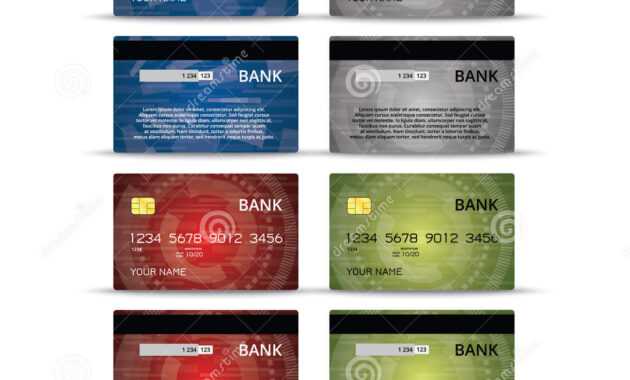 Credit Or Debet Cards Design Set Stock Vector - Illustration with regard to Credit Card Templates For Sale