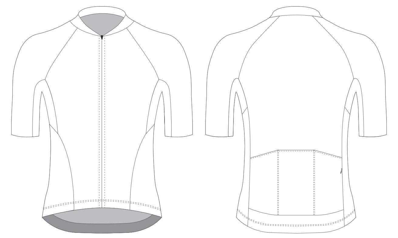 Custom Blank Cycling Jersey Design Template - Cyclingbox With Blank Cycling Jersey Template