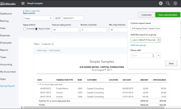 Custom Reports In Quickbooks Online - Instructions pertaining to Quick Book Reports Templates