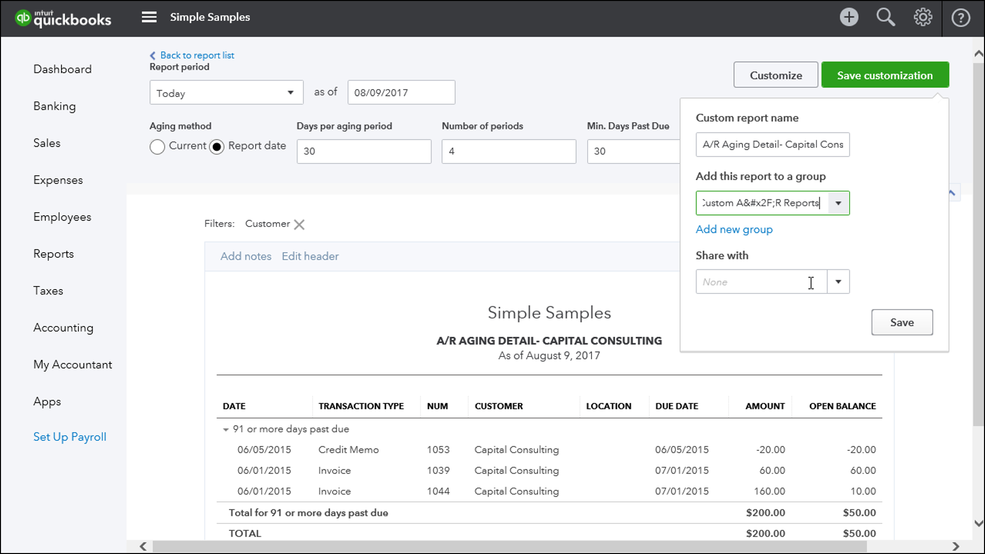 Custom Reports In Quickbooks Online – Instructions Pertaining To Quick Book Reports Templates