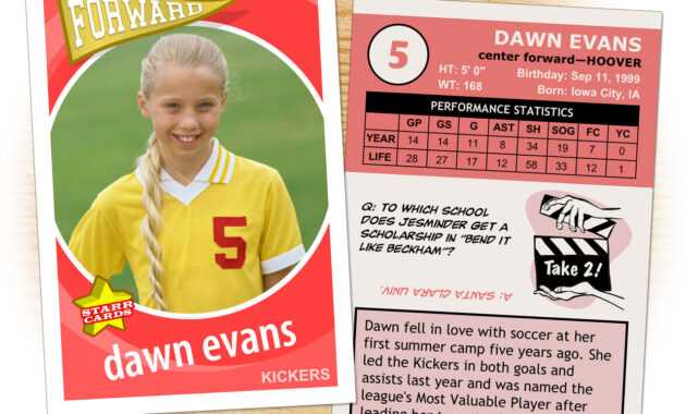 Custom Soccer Cards - Retro 60™ Series Starr Cards with Soccer Trading Card Template