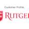 Customer Profile: Rutgers University With Rutgers Powerpoint Template