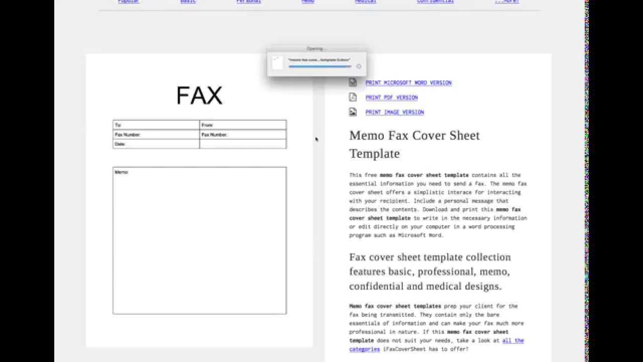Customize Fax Cover Sheet Template Tutorial Regarding Fax Cover Sheet Template Word 2010