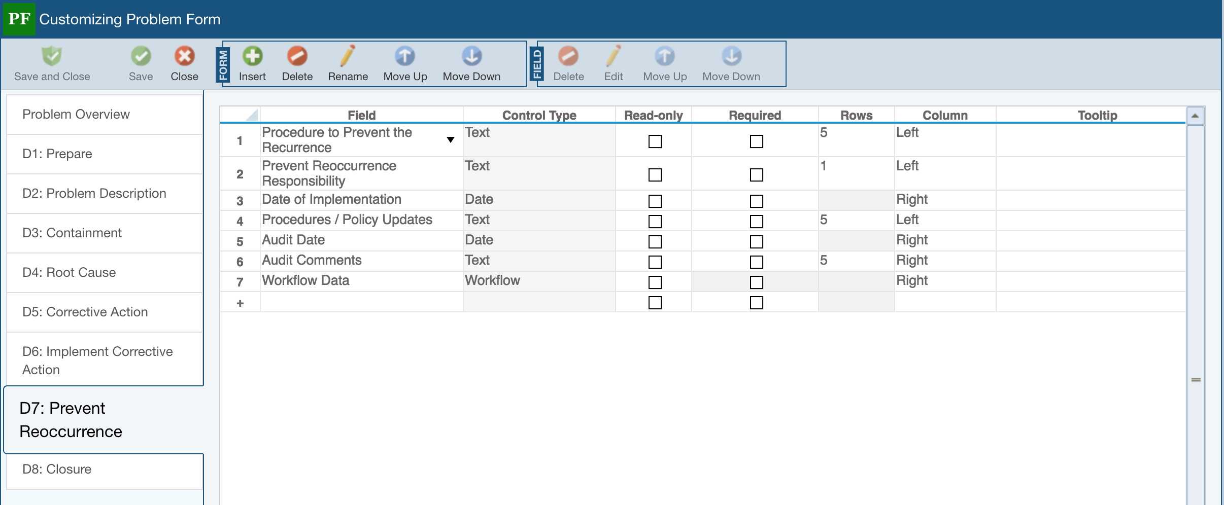 Customizing The Fracas Interface For Fracas Report Template