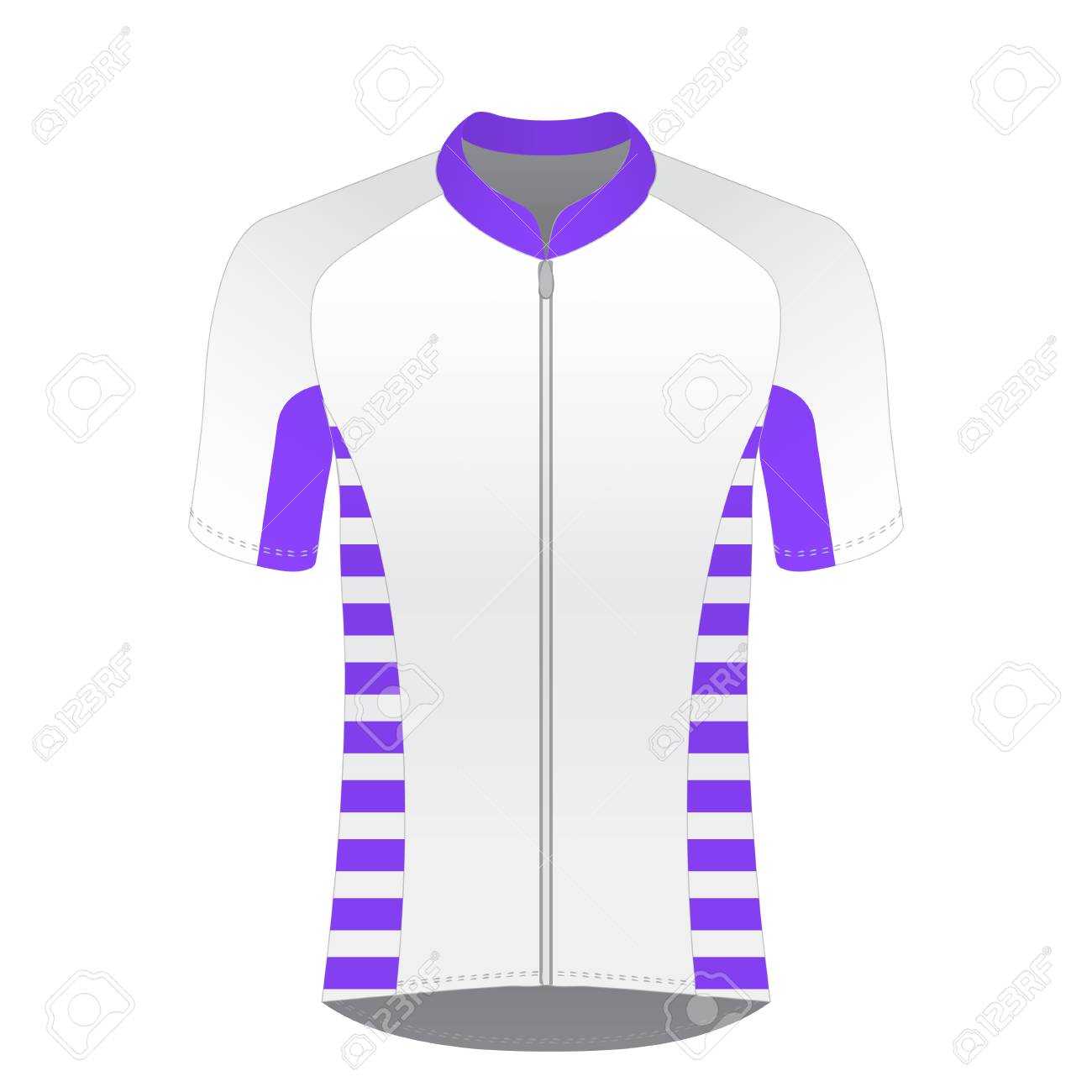 Cycling Jersey Mockup. T Shirt Sport Design Template. Road Racing.. With Regard To Blank Cycling Jersey Template