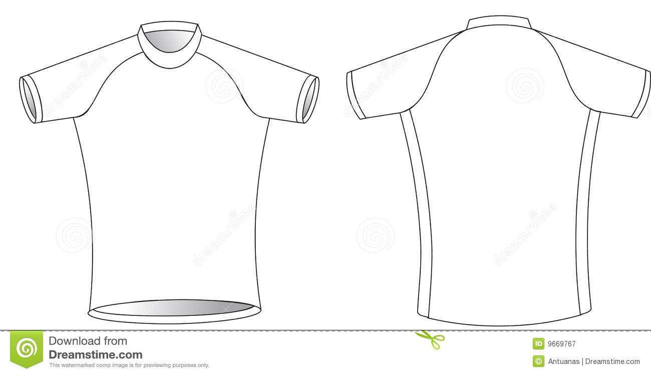 Cycling Jersey Stock Vector. Illustration Of Graphic, Simple Inside Blank Cycling Jersey Template