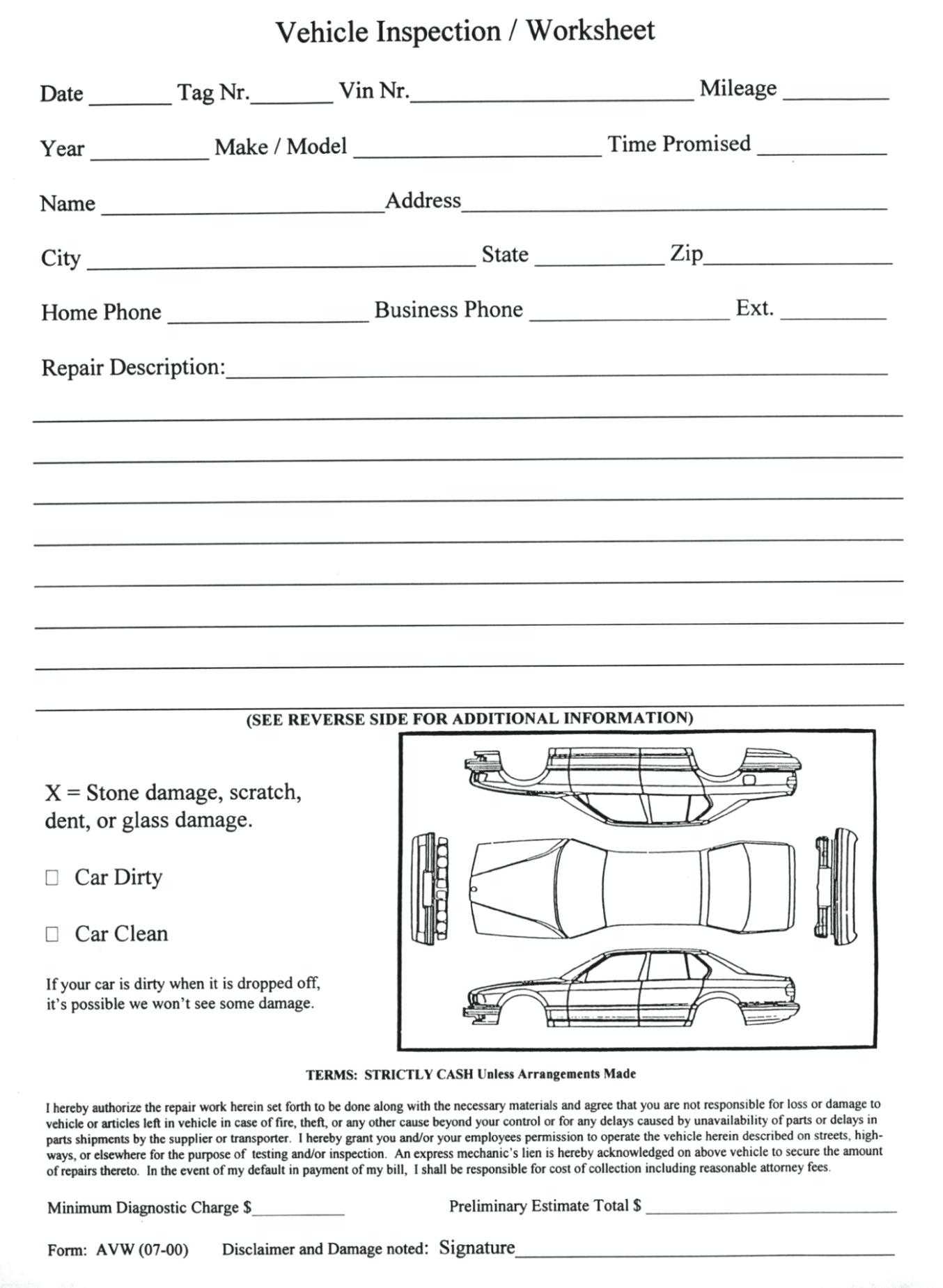 Damage Report Template – Wovensheet.co Inside Car Damage Report Template