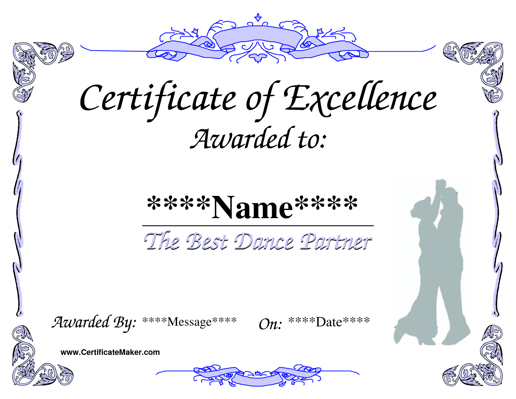 Dance Award Certificate Template | Places To Visit | Award With Regard To Dance Certificate Template