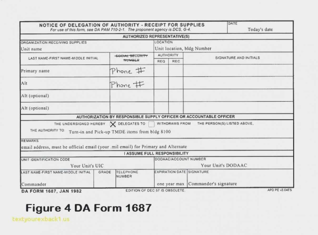 Dd Form 2501 Mar 88 2507 250 Continuation Page 2505 2500 Da Regarding Dd Form 2501 Courier Authorization Card Template